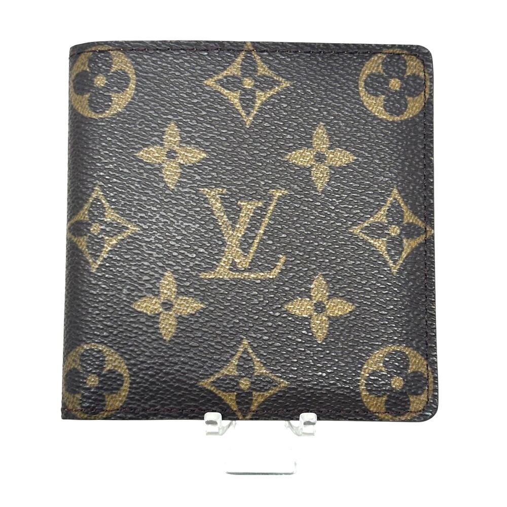 Louis Vuitton LV Monogram Slim Profile Bifold Wallet Card Holder